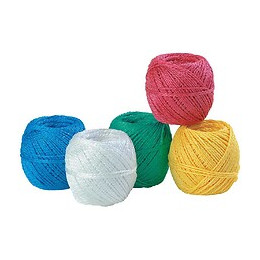 Pelote ficelle polypropylène coloris assortis -diamètre 1,6 / L 90M