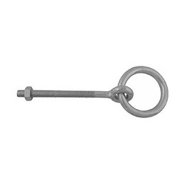 Anneau d'écurie à écrou L. 100mm D. fil 10mm