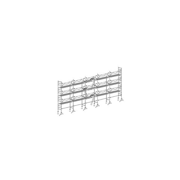 Échafaudage Altrad 49 Maçon 128 M²
