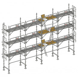 Échafaudage Altrad Façadier 104 M²