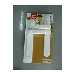 Ensemble poignées de porte Salomea serrure trou bouché PERFECTLINE