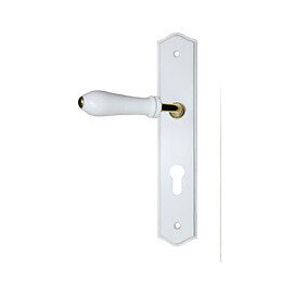 Ensemble poignées de porte Berenice serrure avec trou à cylindre