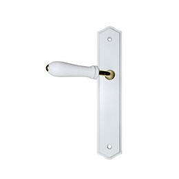 Ensemble poignées de porte Berenice serrure trou bouché PERFECTLINE