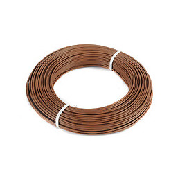 Câble électrique H07VU 2.5mm2 marron - L.100m