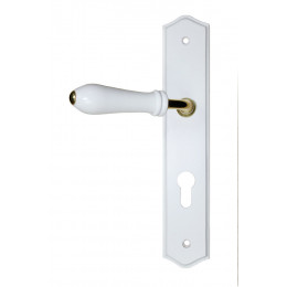 Ensemble poignées de porte Berenice serrure avec trou à cylindre