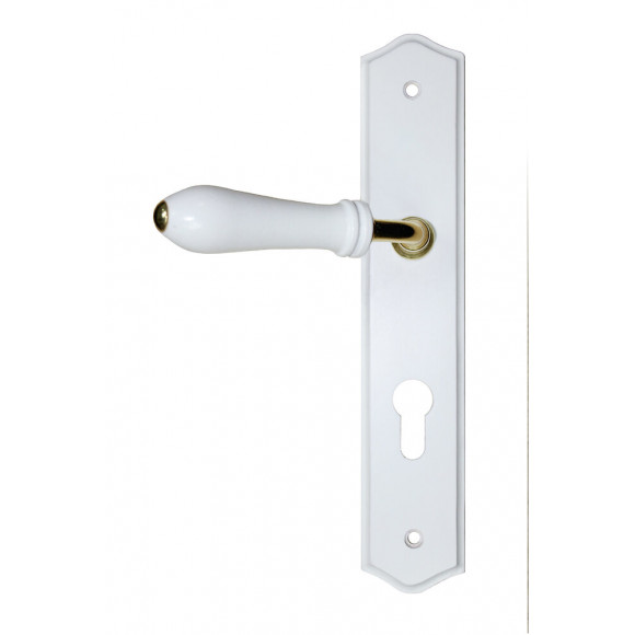 Ensemble poignées de porte Berenice serrure avec trou à cylindre