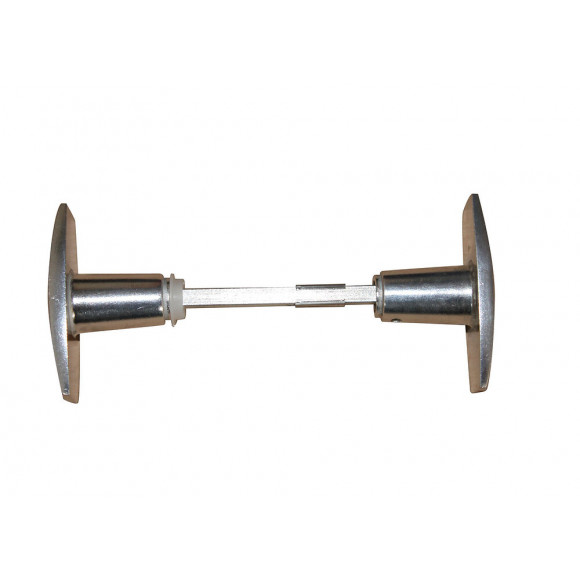 Ensemble bouton double chantier en aluminium PERFECTLINE