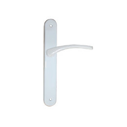 Ensemble poignées de porte Lucja serrure trou bouché PERFECTLINE