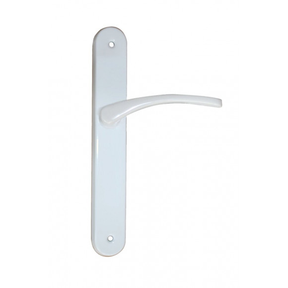 Ensemble poignées de porte Lucja serrure trou bouché PERFECTLINE