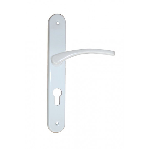 Ensemble poignées de porte Lucja serrure avec trou cylindre