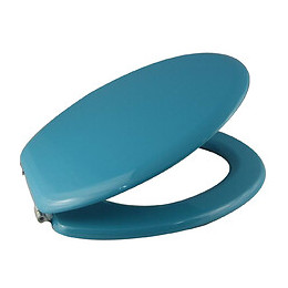 Abattant bleu brillant