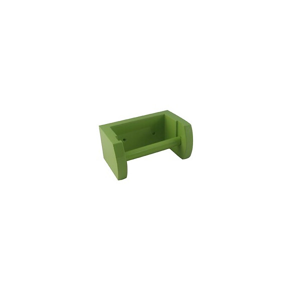 Dérouleur WC MDF vert brillant