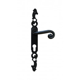 Ensemble poignées de porte Roxane serrure avec trou cylindre