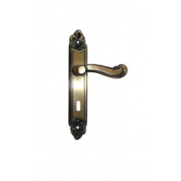 Ensemble poignées de porte Renata serrure avec trou de serrure