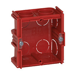 Boîte à encastrer carrée Batibox maçonnerie - 1 poste profondeur 40mm