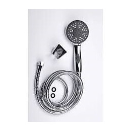 Kit douchette support 3 jets chrome