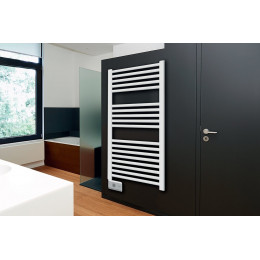 Sèche-serviettes électrique droit 500W