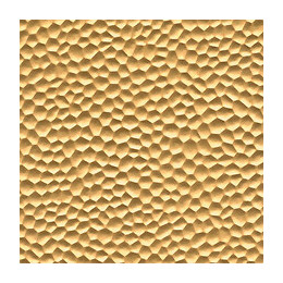 Tôle martelée aluminium anodisé cuivre 60x100cm