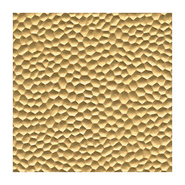 Tôle martelée aluminium anodisé cuivre 60x100cm