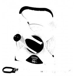 Mesure longue 60mx12.7mm ruban fibre de verre