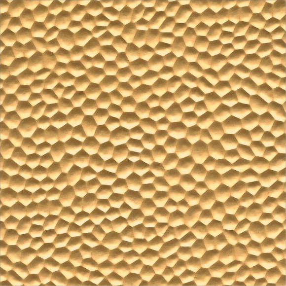 Tôle martelée aluminium anodisé cuivre 60x100cm