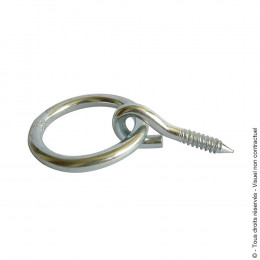 Anneau à visser zingué