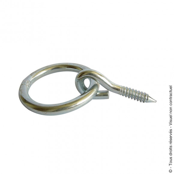 Anneau à visser zingué