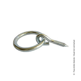 Anneau à visser zingué