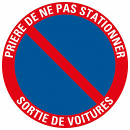 Panneau 30cm Ne pas stationner
