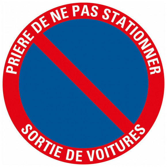 Panneau 30cm Ne pas stationner