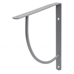 Equerre décorative argent mat swing 23.5cm