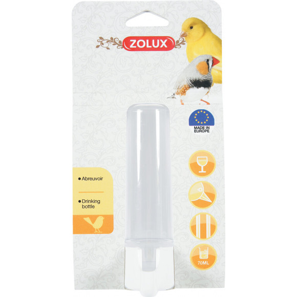 Abreuvoir oiseau bec droit 70ml