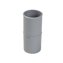 Manchon pvc ff gris pour gouttière diamètre 50 mm nicoll