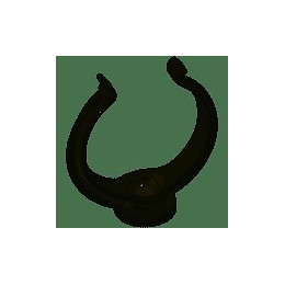 Collier lyre pvc diamètre 50 mm gris nicoll