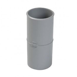 Manchon pvc ff gris pour gouttière diamètre 50 mm nicoll