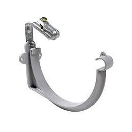 Crochet pvc gris pour couverture ondulée diamètre 16 cm nicoll