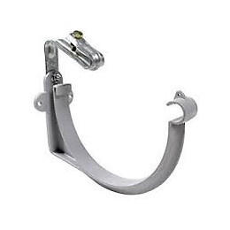 Crochet pvc gris pour couverture ondulée diamètre 16 cm nicoll