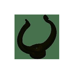 Collier lyre pvc diamètre 50 mm gris nicoll