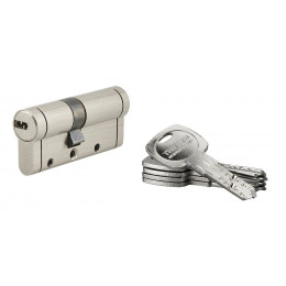 Cylindre profil 12 goupilles nickel 30x40mm 5 clés