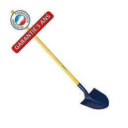 Pelle À Terre, Pelle Ronde, Fortification 27 Manche Composite Tube 1,10 M Incassable