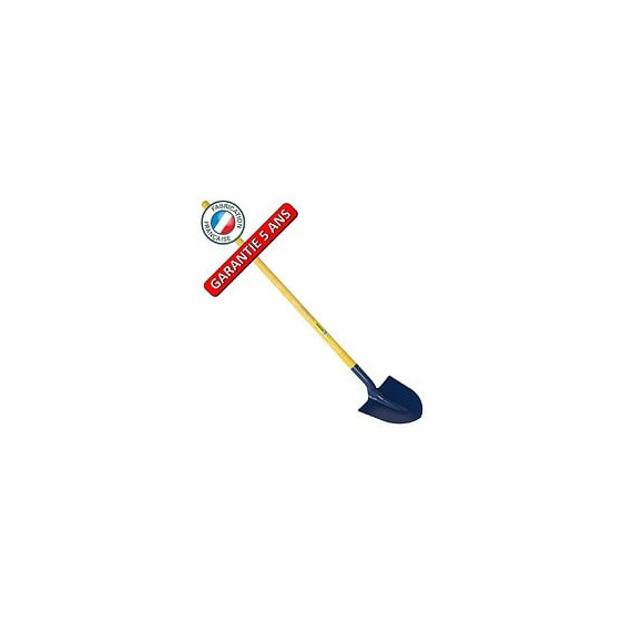 Pelle À Terre, Pelle Ronde, Fortification 27 Manche Composite Tube 1,10 M Incassable