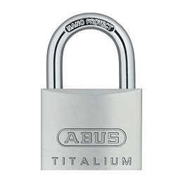 Cadenas Titalium 727-60mm, 2 clés réversible