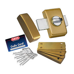 Verrou StyL' C83 40mm bronze avec cales entraxe 40x70mm