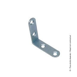 Equerre de chaise 18x3mm Longueur 100mm zingué