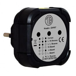 Testeur de prises électriques à voyant