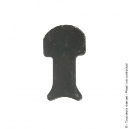 Butée de volet à sceller droite - noir