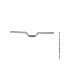 Barre de sécurité seule diamètre 16 - Longueur 980mm - zingué