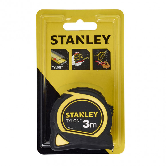 Mesure STANLEY 3m x 12,7mm bimatiere tylon