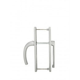 Poignée de porte SOFOC Zenia aluminium perçage cylindre