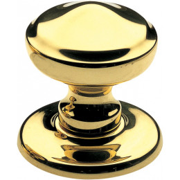 Pommeau Victorian laiton poli diamètre 70 mm